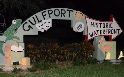 Gulfport Waterfornt Sign Cathy Salustri