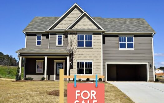 house for sale with added sign